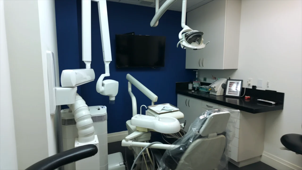 Image of inside one of the dental rooms in practice