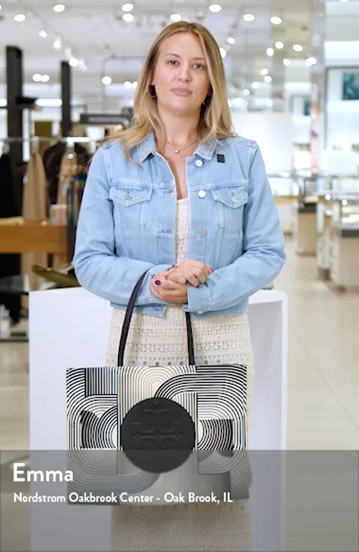 Ella Patent Nylon Tote