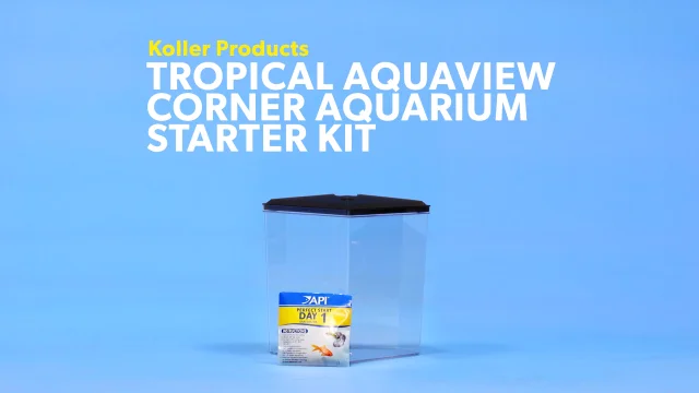 Corner Filters Aquarium 2.5-Gallon Starter Kit with LED Light and Power Filter Skroutz Deals 