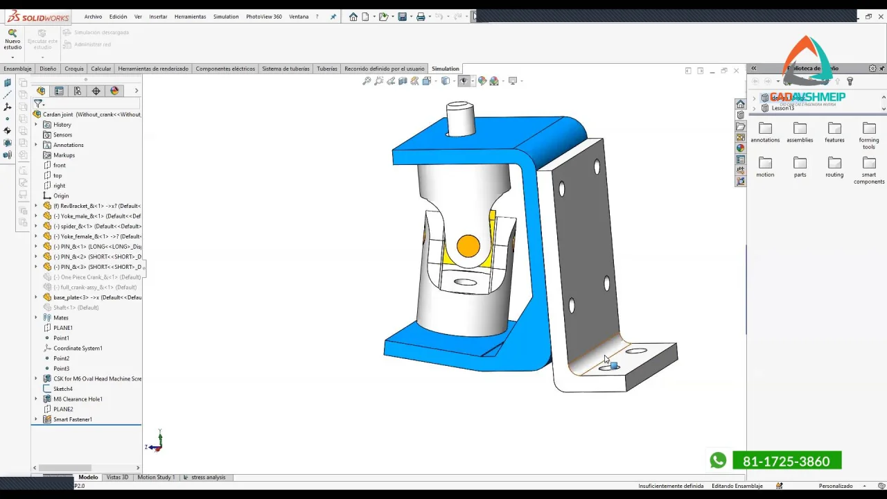 Analise De Elementos Finitos Solidworks