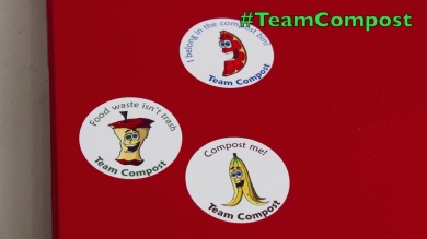 Food Waste Isn't Trash, Mac Apple Compost Sticker