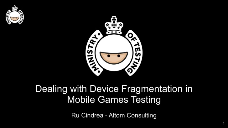Dealing with Device Fragmentation in Mobile Games Testing