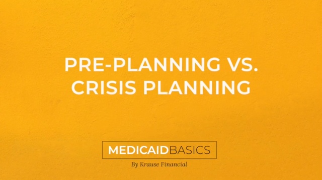 Pre-Planning vs Crisis Planning