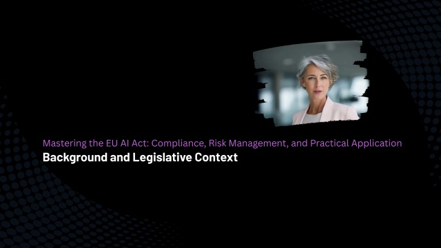 EU AI Act – Compliance, Risk Management, and Practical Application intro video