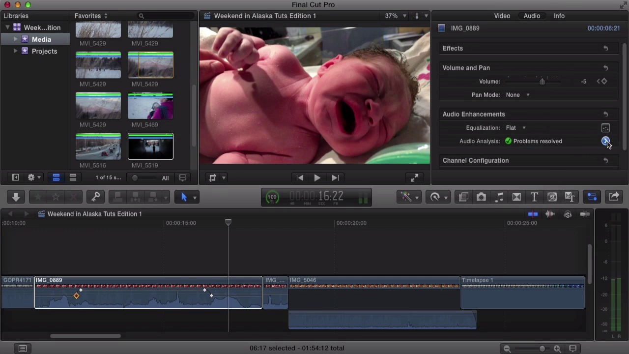 Audio and Music in Final Cut Pro X: How to Import and Adjust