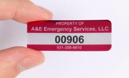 AlumiGuard Gloss Asset Tags