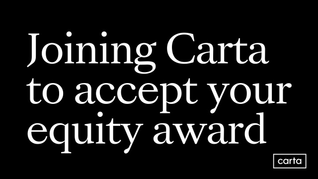 How to accept your option grant | support.carta.com