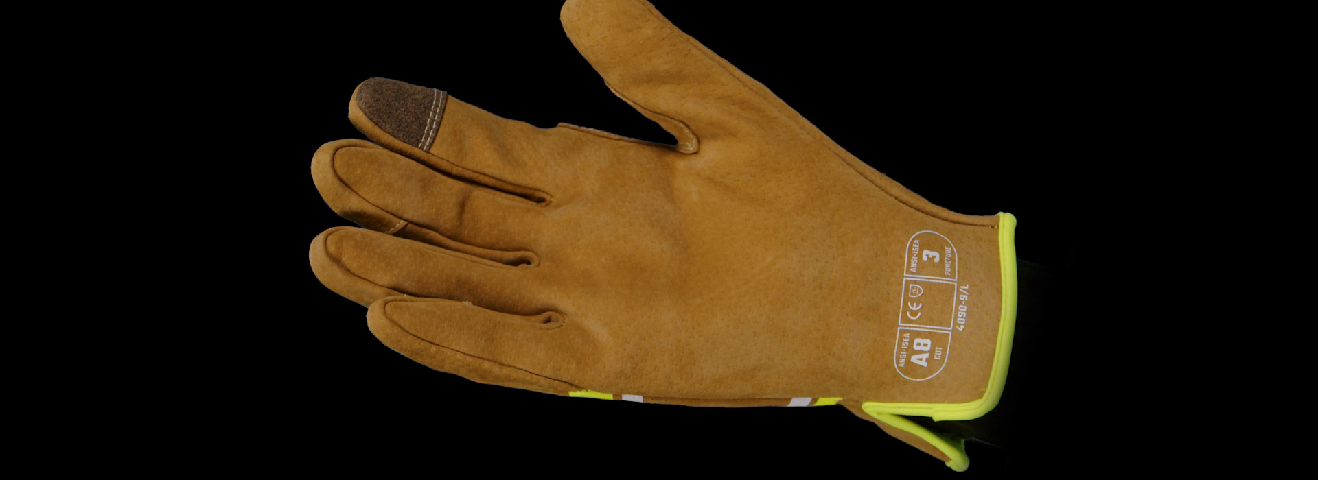 Chrome Series 4090 - Leather work glove - HexArmor