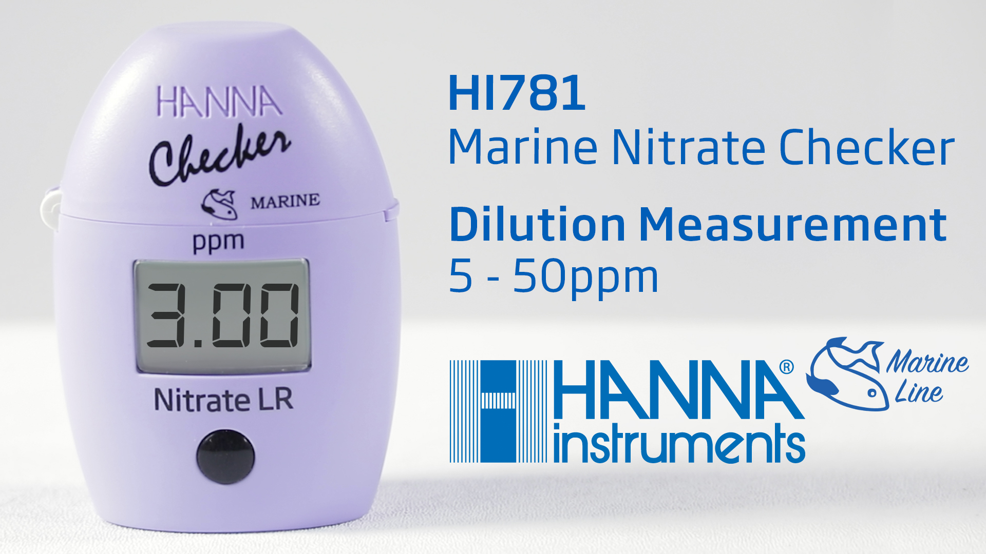 Marine Nitrate Checker Dilution - Instructional (HI781)