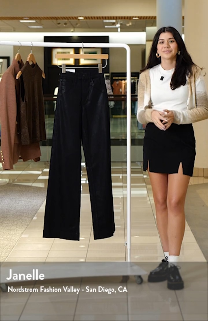 Helena High Waist Coated Bootcut Jeans