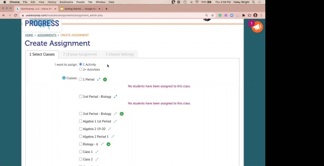 Screenshot from Getting Started With USATestprep video