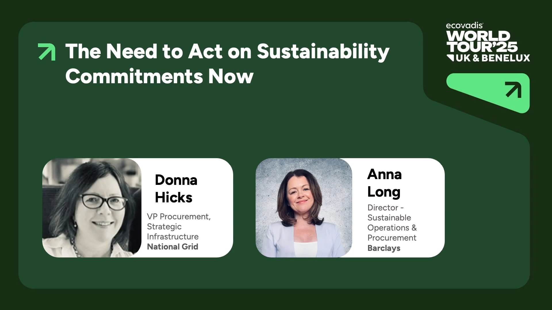 Panel: The Need to Act on Sustainability Commitments Now [World Tour ...