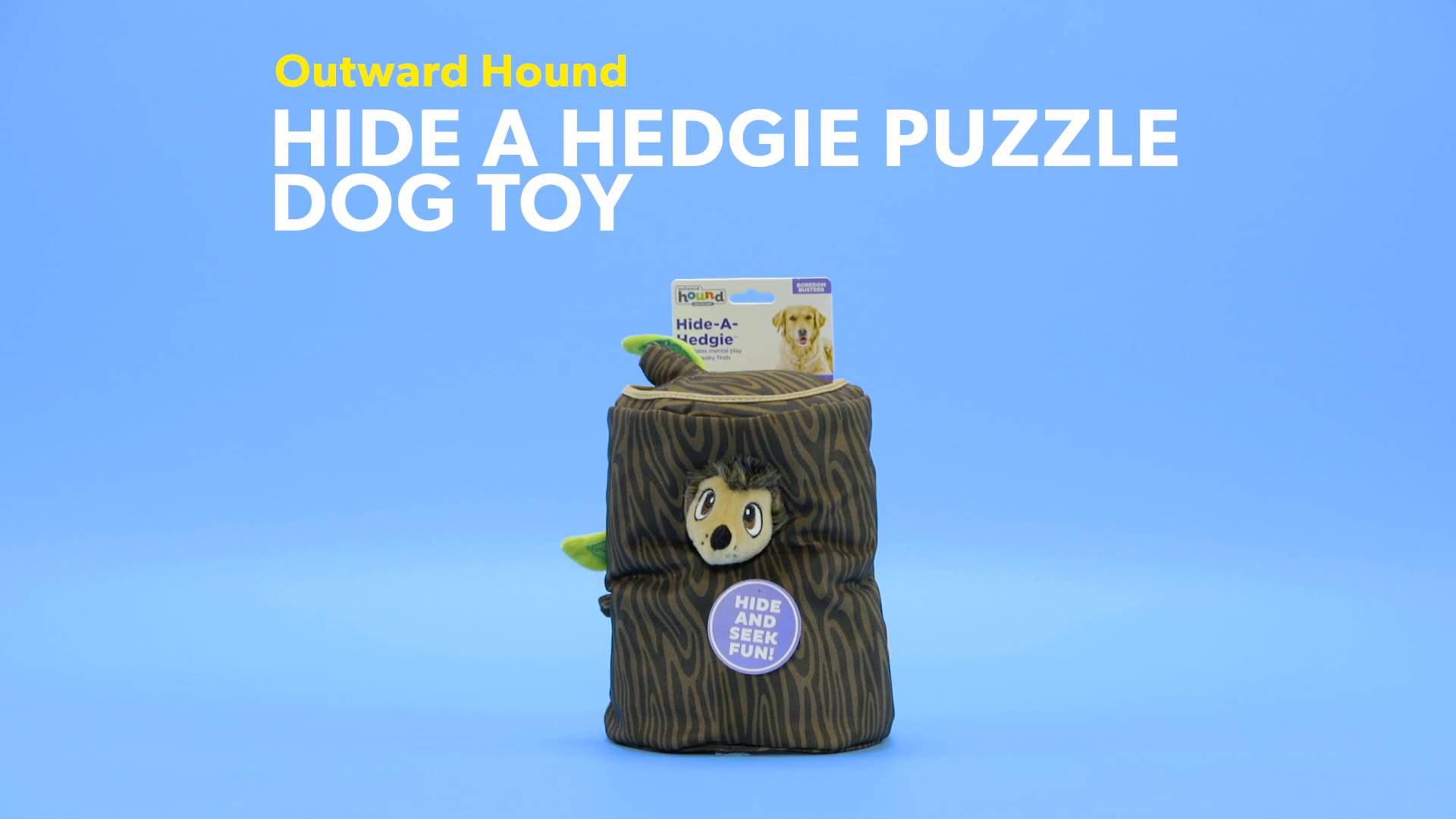 hide a hedgie dog toy