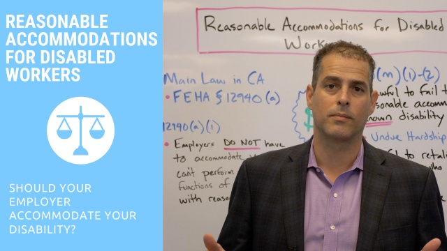 Reasonable Accommodations in the Workplace - Bohm Law Group