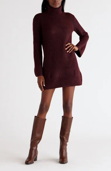 steve madden long sleeve sweater dress Steve Madden
