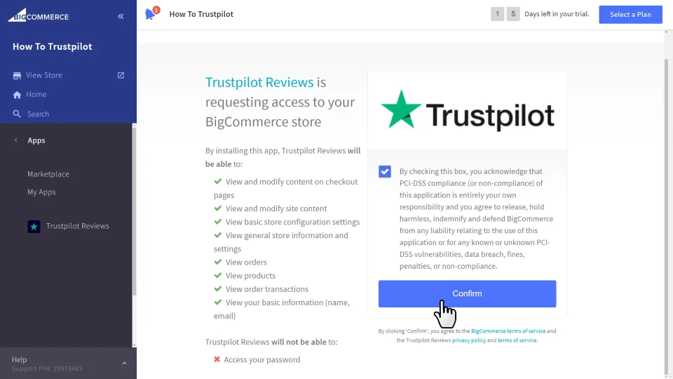 Trustpilot&rsquo;s BigCommerce integration – Trustpilot Help Center