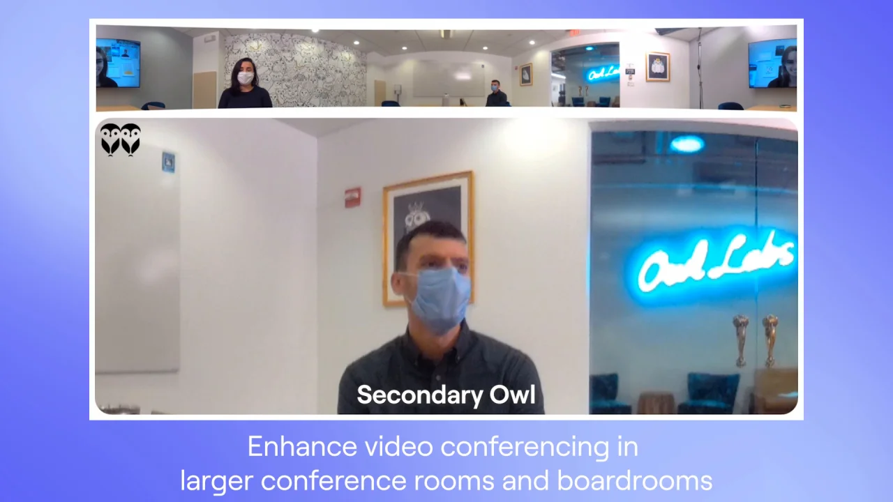 Meeting Owl Cámara de videoconferencia de 360 grados con enfoque autom –