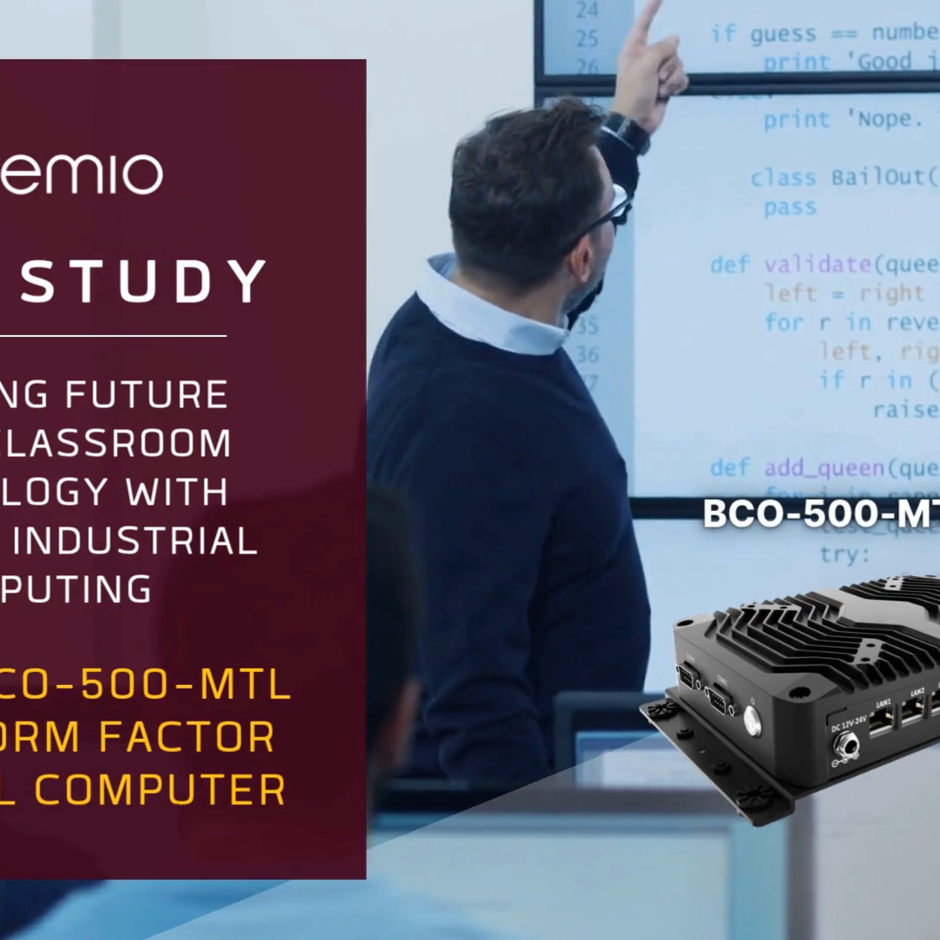 Premio Enabling Future Ready Classroom Technology with Compact Industrial Computing episode artwork