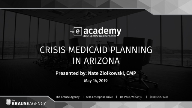 Crisis Medicaid Planning in Arizona