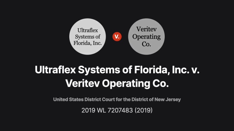 Ultraflex Systems of Florida v. Veritiv Operating Co.