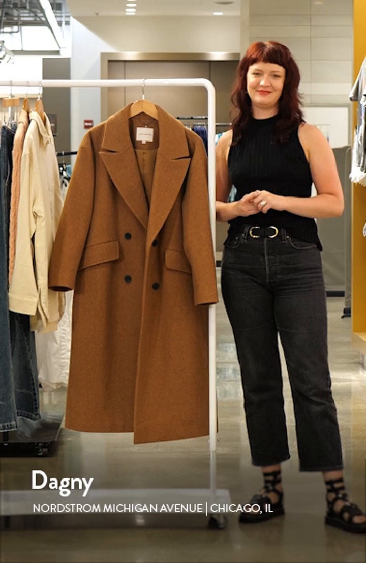 Lucky Brand Oversize Double Breasted Coat | Nordstrom