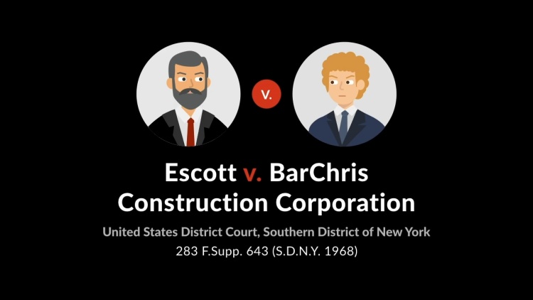 Escott v. BarChris Construction Corp.