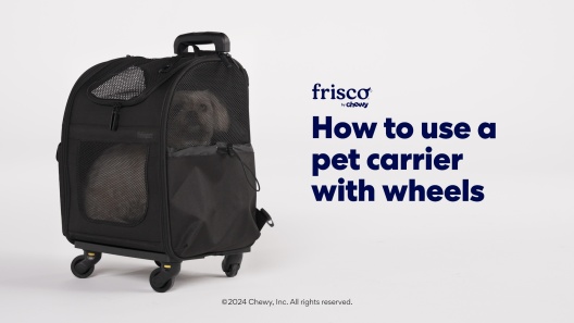 Frisco Dog & Cat Carrier on Wheels