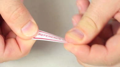 Calibration Not Req., 1/2" x 2", 4 Mil Flexible Vinyl