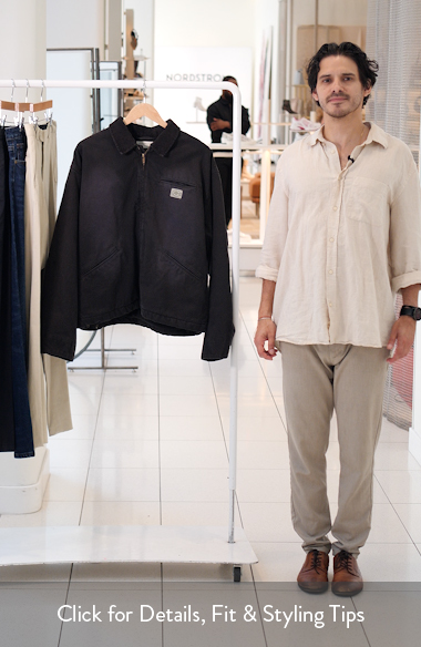 Cotton Canvas Utility Jacket (Men) | Nordstrom