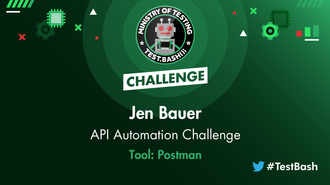 API Challenge - Jen Bauer using Postman image