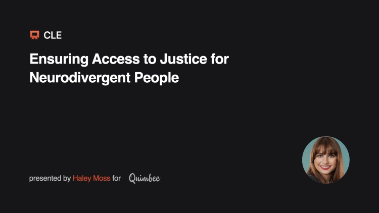 Ensuring Access to Justice for Neurodivergent People