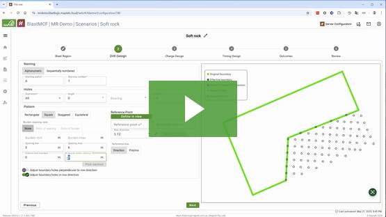 How to optimise open pit blast design in BlastMCF