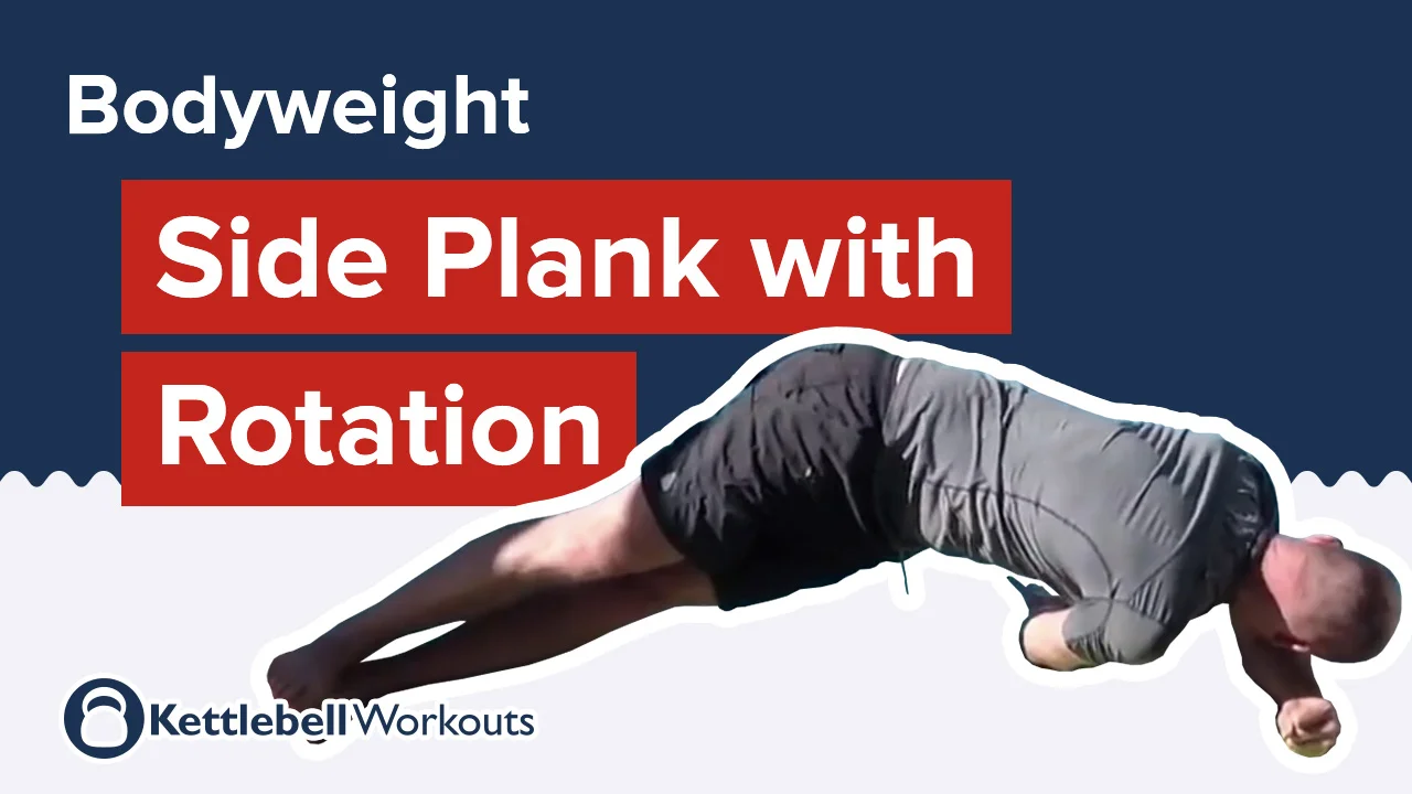 side plank rotations