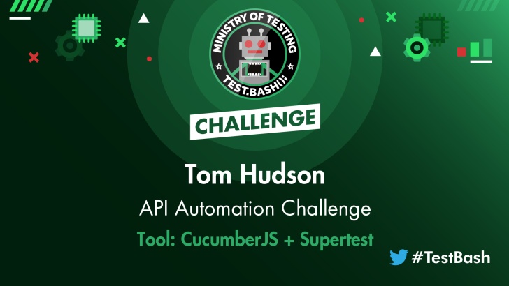 API Challenge - Tom Hudson using CucumberJS and Supertest