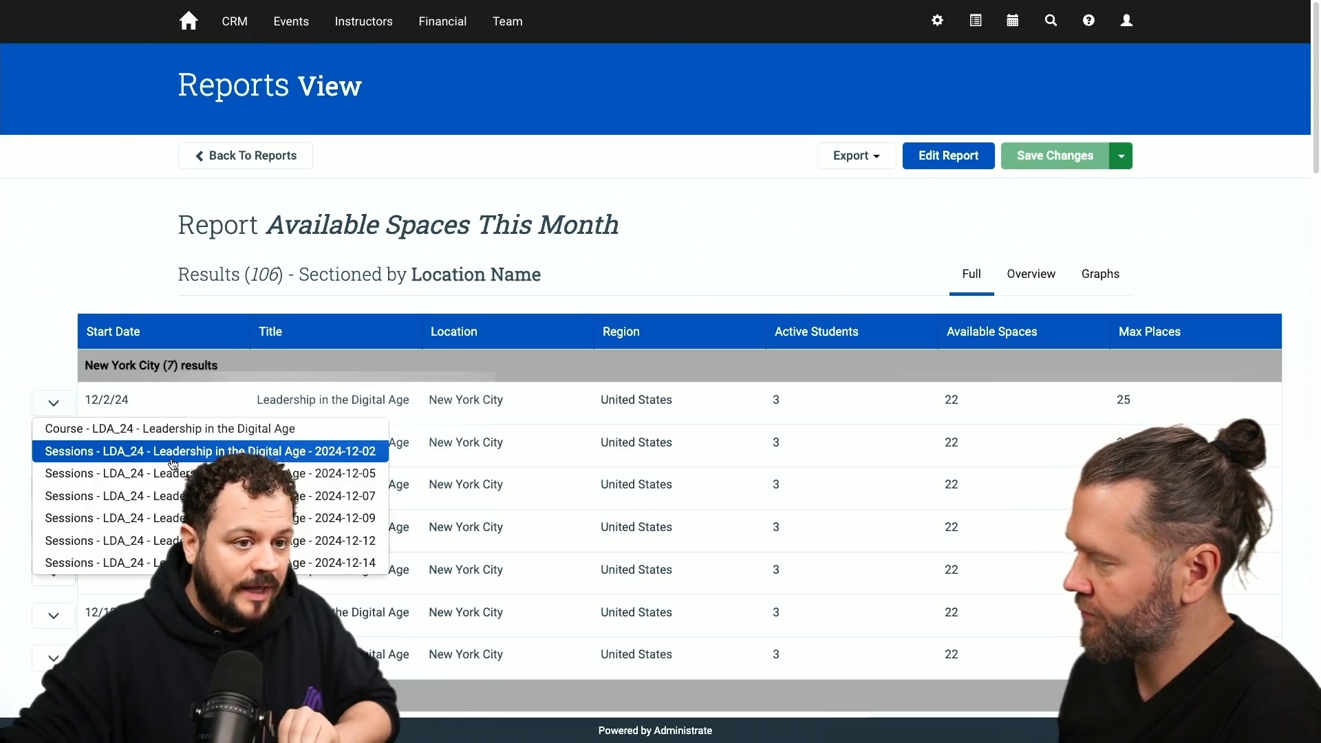 Administrate Reporting Engine