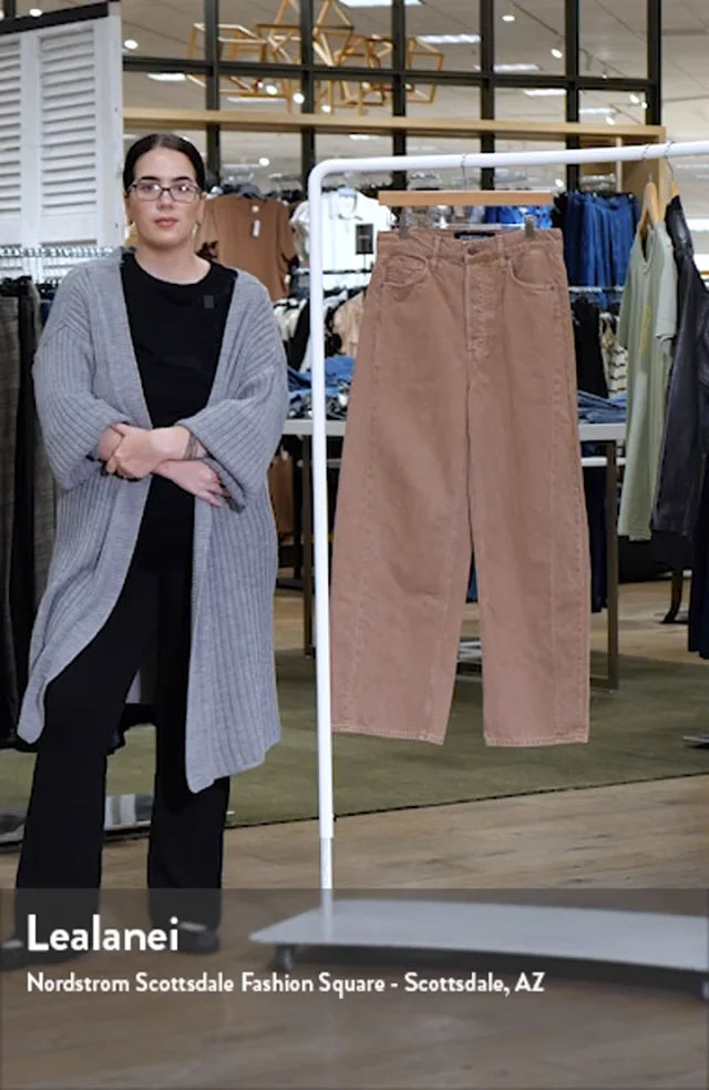 Veronica Beard Ryder High Waist Barrel Leg Jeans Nordstrom