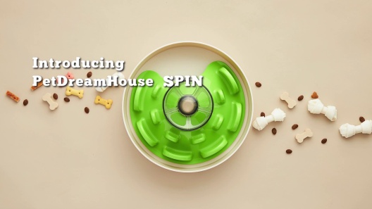 PetDreamHouse - SPIN Interactive Feeder UFO Maze Green