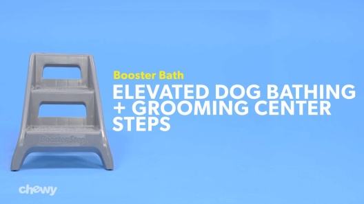 BOOSTER BATH Elevated Dog Bathing & Grooming Center Steps 