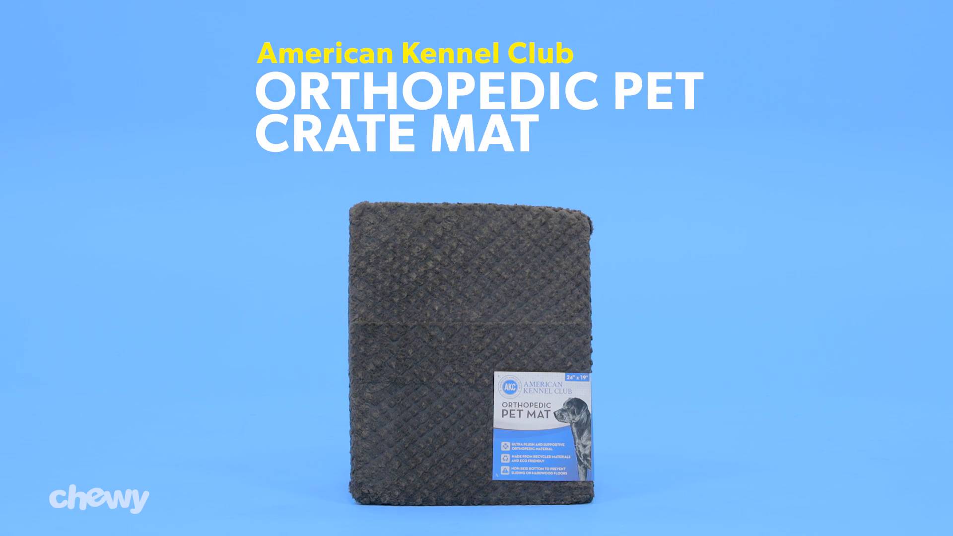 american kennel club orthopedic pet crate mat