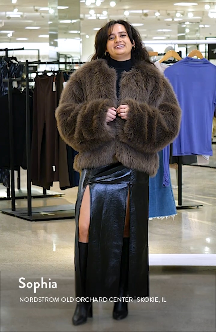 Citizens of Humanity Esme Faux Fur Jacket | Nordstrom Citizens of Humanity Esme Faux Fur Jacket | Nordstrom