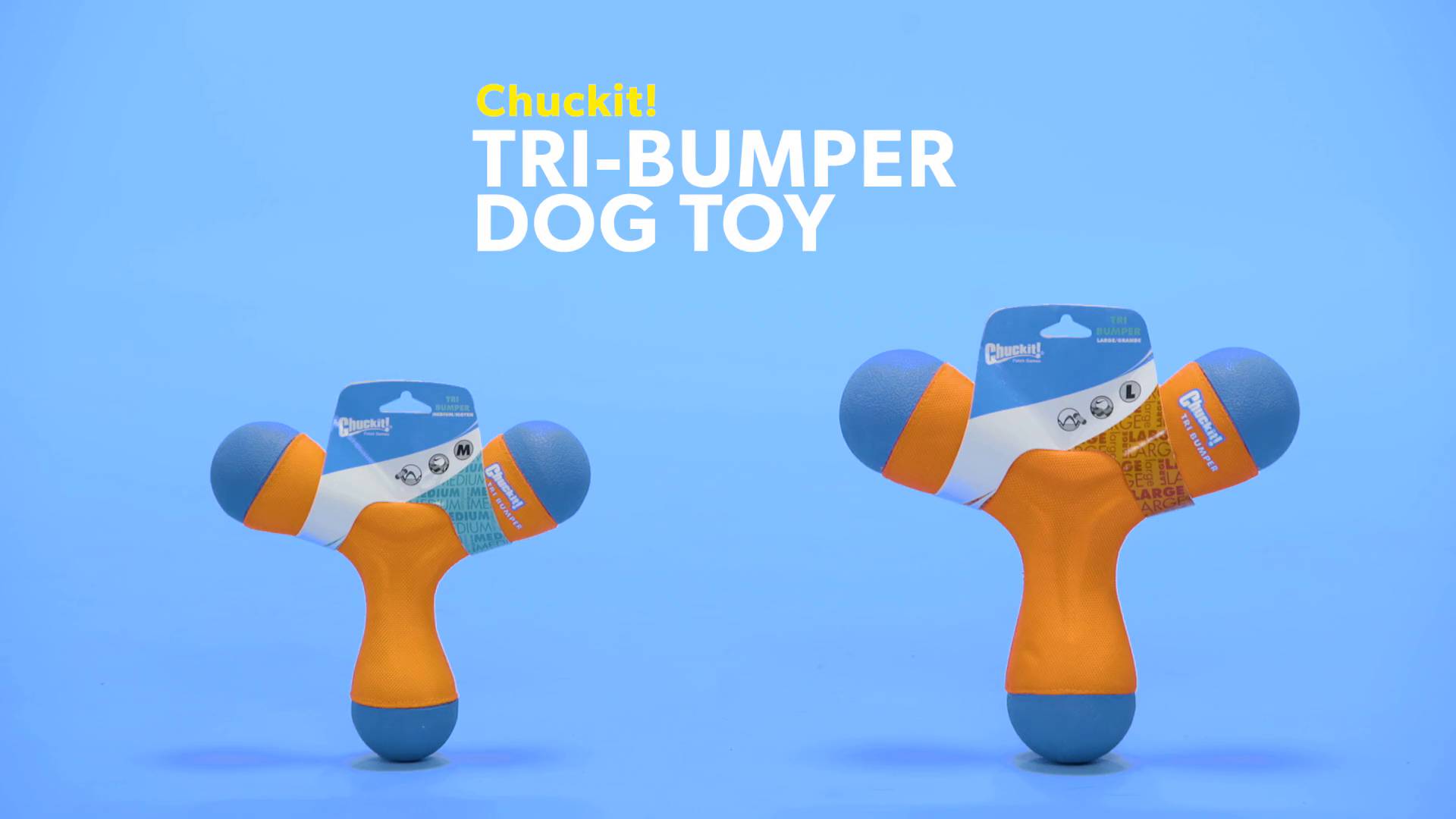 chuckit tri bumper dog toy