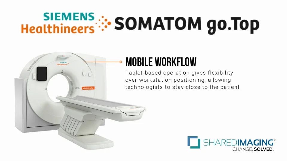 Siemens SOMATOM go.Top Excel CT - Shared Imaging