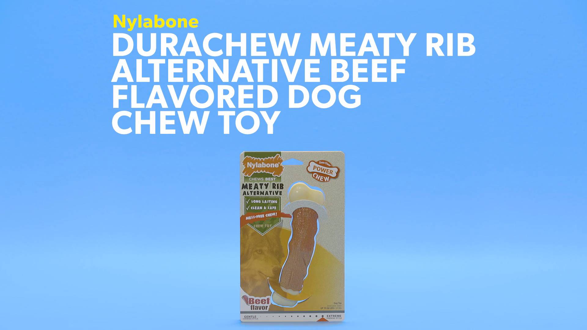 nylabone meaty rib alternative