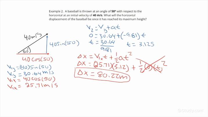 how-to-solve-for-a-projectile-s-mid-flight-displacement-physics