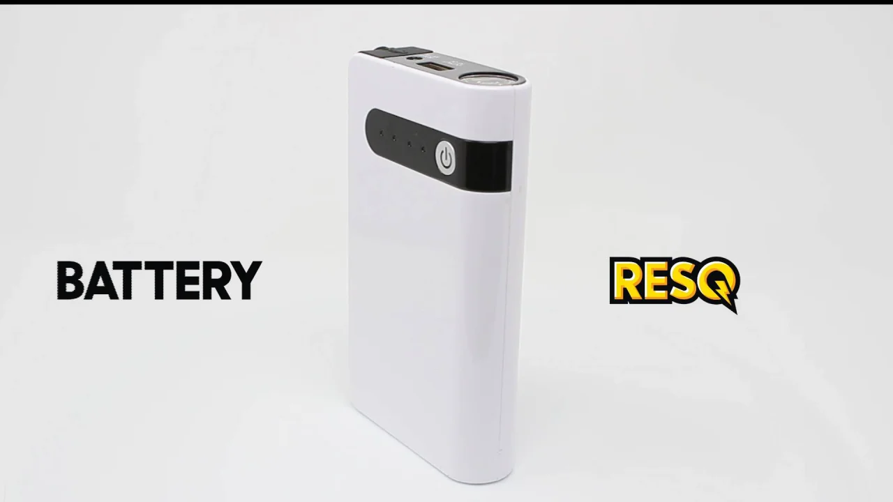 Battery ResQ - Portable Car Battery Jump Starter (12V 12000mah 400A), -  Stealth Angel Survival