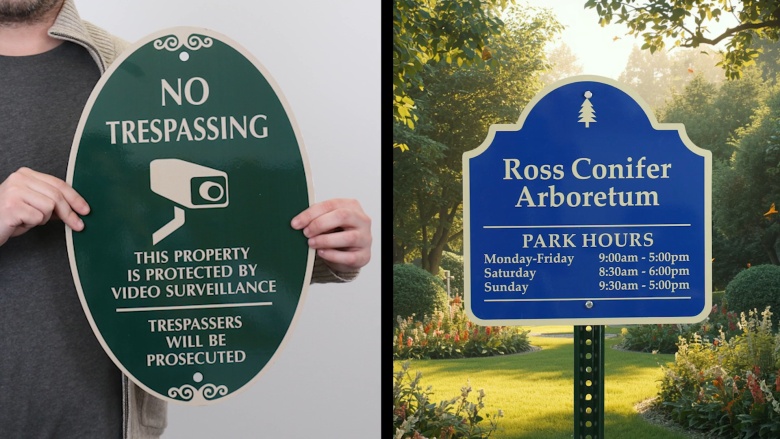 Reflective Palladio Signs