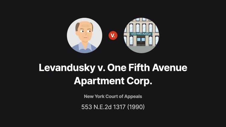 Levandusky v. One Fifth Avenue Apartment Corp.