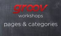 Pages & categories in groov