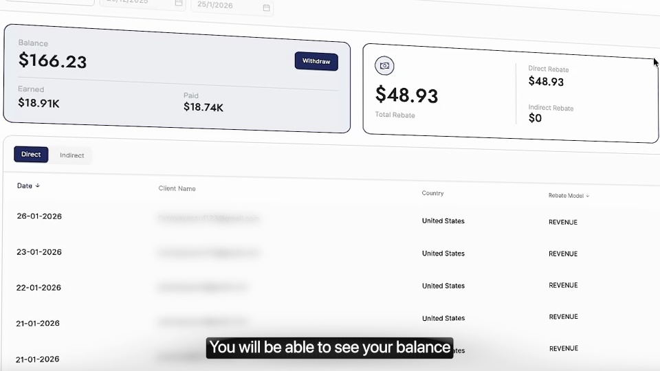 Affiliate Commission Tracking