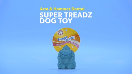 Arm & Hammer Super Treadz Gator Dental Dog Toy